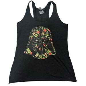 Star Wars Black Floral Darth Vader Women’s Tank